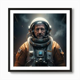 Man In Space 2 Art Print