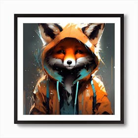 Fox Art Art Print