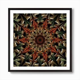 Art Abstract Fractal Pattern 3 Art Print