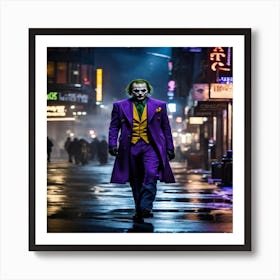 Joker In The Dark Art Print