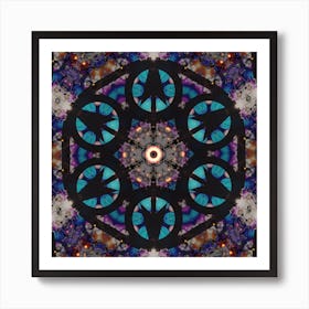 Psychedelic Mandala 76 Art Print