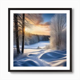 Winter Landscape 3 Art Print