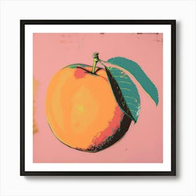 Big Peach Pop Art 2 Art Print