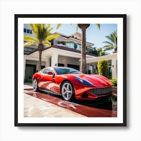 Ferrari California Art Print