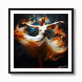 Types Of Dances - Ballerina Aesthetic Art Print