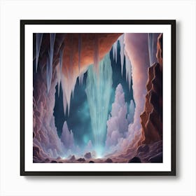 Ice Cave Art Print