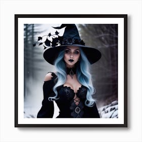 Witch In The Woods 3 Art Print