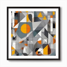 Cubism Abstract Painting Art Print