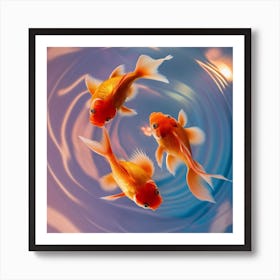 Gold fish 1 Art Print