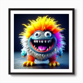 Monster 3d 2 Art Print