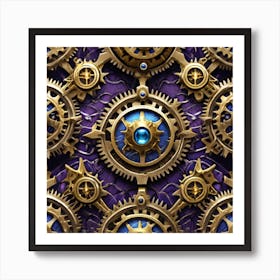 Clockwork Gears 3 Art Print