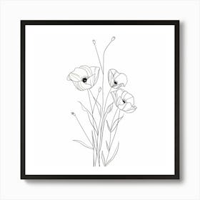 Poppies 28 Art Print