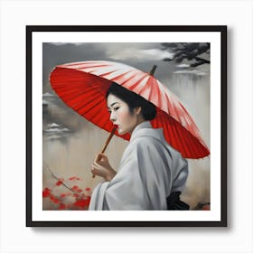 Geisha 2 Art Print