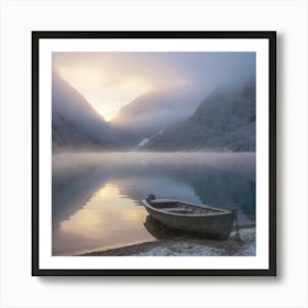 Lakeside Solitude Art Print