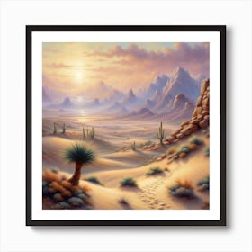 Desert Landscape 15 Art Print