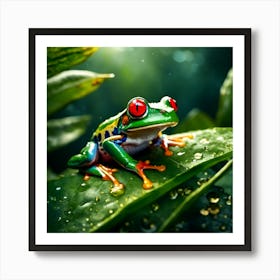 Redeyed Tree Frog 1 Poster