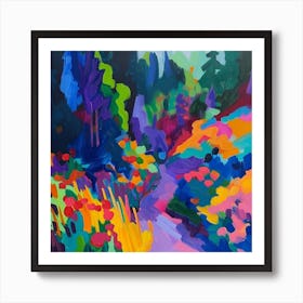 Colourful Gardens Butchart Gardens Canada 1 Art Print