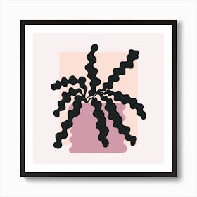 Home Vase Square Art Print