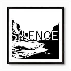 The silence Art Print