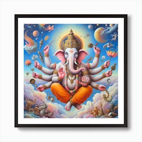 Ganesha 15 Art Print