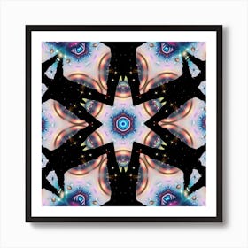 Psychedelic Mandala 44 Art Print