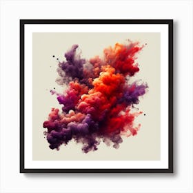 Smoke Abstract 2 Art Print