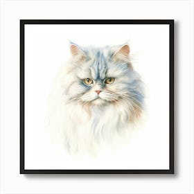 Persian Traditional Cat Portrait 1 Art Print