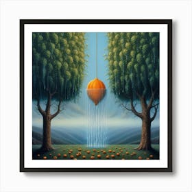 'The Orange Tree' Art Print