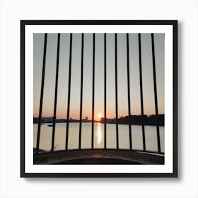 Sunset In Greenwich Art Print