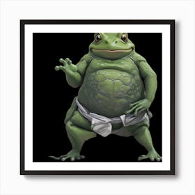 Frog Giant Art Print