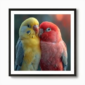 Two Birds In Love Art Print