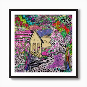 House In The Woods Art Print