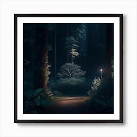 Nocturnal Forest Art Print