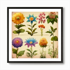 Bouquet Of Flowers 15 Art Print