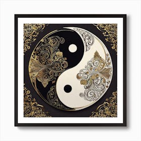 Yin Yang 76 Art Print