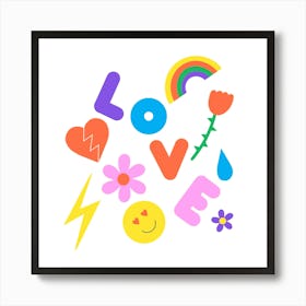 Cute Love Print Art Print