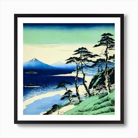 Japanese Island Art Print