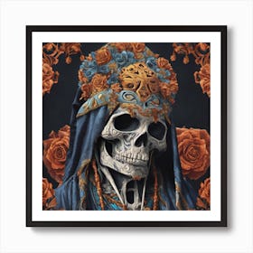 Santa Muerte 7 Art Print