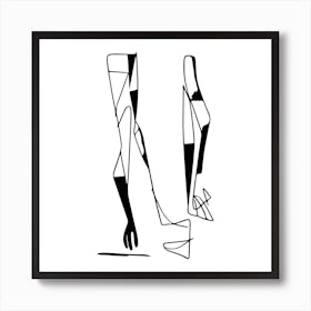 Two Legs or two people Art Print