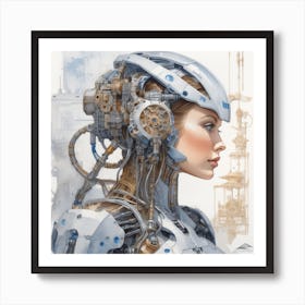 Artificial Intelligence Watercolor Trending On Artstation Sharp Focus Studio Photo Intricate De Art Print