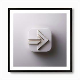 Arrow Icon 4 Art Print