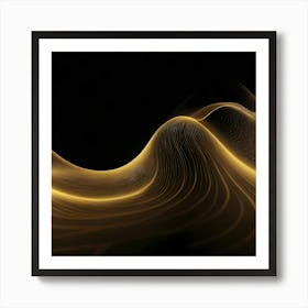 Abstract Wave - Wave Stock Videos & Royalty-Free Footage 3 Art Print