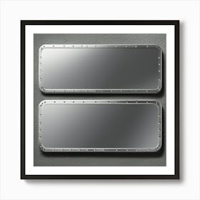 Metal Plates With Rivets Art Print