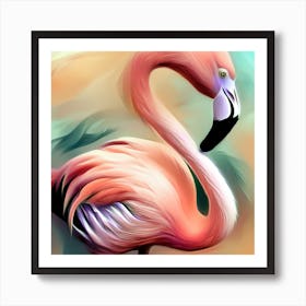 Flamingo2 Art Print