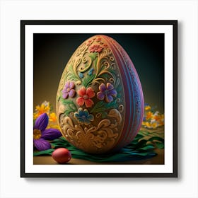 Easter Egg Art Print