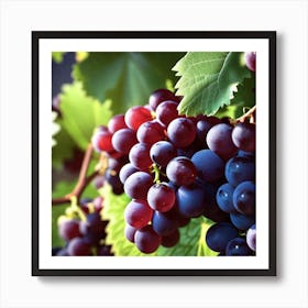 Grapes On The Vine 27 Art Print