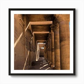 Egyptian Temple 29 Art Print