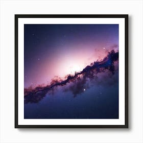 Cosmic Horizon: A Glimpse into the Mysteries of the Universe Art Print