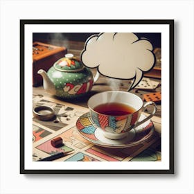 Tea Art 264 Art Print