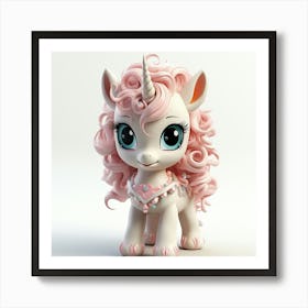 Little Unicorn 39 Art Print